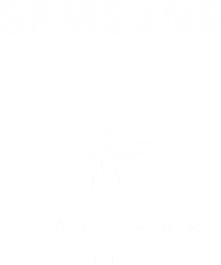 Samsung x L’Afshar logo